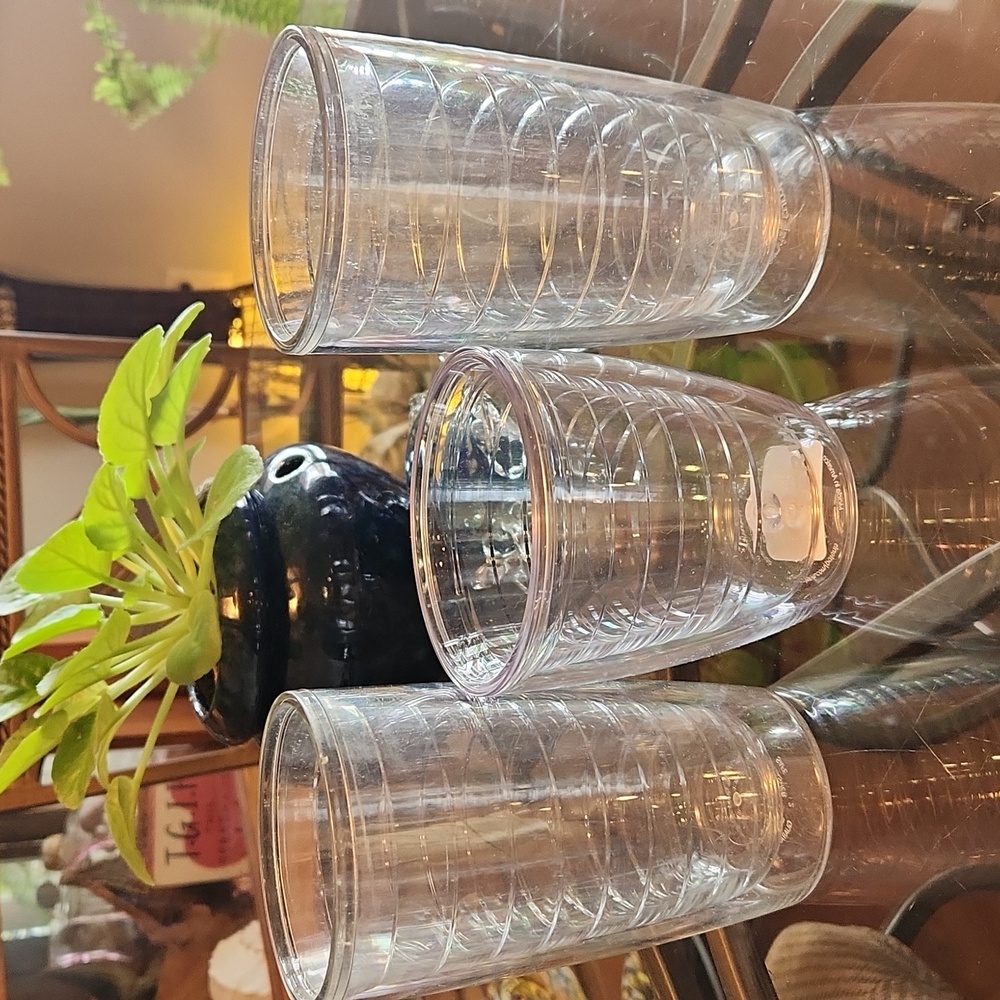 Set of 3 Clear Tervis Tumblers